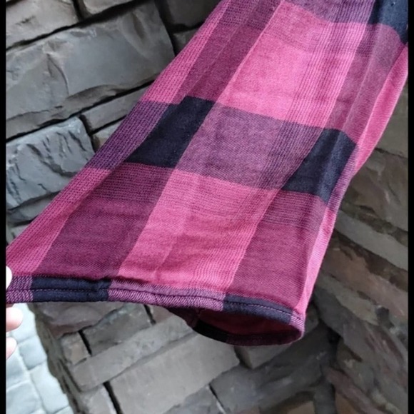 Anthropologie Cloth & Stone Plaid Tunic Dress Medium - Picture 5 of 10